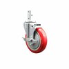 Service Caster Regency 600CASTPRHD Replacement Caster with Brake REG-SCC-SQ20S514-PPUB-RED-TLB-34